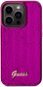 Guess Sequin Script Logo Zadní Kryt pro iPhone 14 Pro Max Magenta - Phone Cover