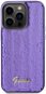 Guess Sequin Script Logo Back Cover für iPhone 14 Pro Max Purple - Handyhülle