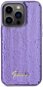 Guess Sequin Script Logo Back Cover für iPhone 14 Pro Purple - Handyhülle
