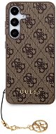 Guess 4G Charms Zadní Kryt pro Samsung Galaxy S24 Brown - Phone Cover