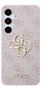 Guess PU 4G Metal Logo Backcover für das Samsung Galaxy S24 Pink - Handyhülle