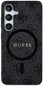 Guess PU Leather 4G Colored Ring MagSafe Backcover für das Samsung Galaxy S24 Black - Handyhülle