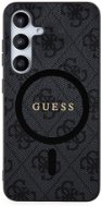 Guess PU Leather 4G Colored Ring Samsung Galaxy S24 MagSafe fekete tok - Telefon tok