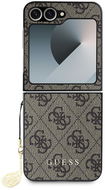 Guess 4G Charm Back Cover für das Samsung Galaxy Z Flip6 Brown - Handyhülle
