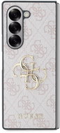 Guess PU 4G Metal Logo Back Cover for Samsung Galaxy Z Fold6 Pink - Phone Cover