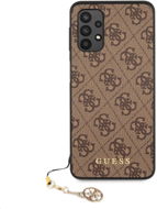 Guess PU 4G Charm for Samsung Galaxy A32 5G, Brown - Phone Cover