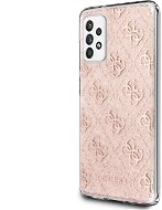 Guess PC/TPU 4G Peony Glitter for Samsung Galaxy A52 4G/5G Pink - Phone Cover