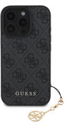 Guess 4G Charm Back Cover für das iPhone 16 Pro Max Grey - Handyhülle
