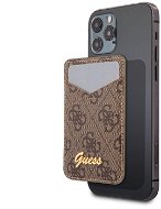 Guess 4G Magnetic Cardslot Triangle Logo, Brown - Mobile Case
