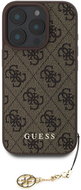 Guess 4G Charm Back Cover for iPhone 16 Pro Brown - Phone Cover