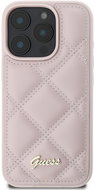 Guess PU Leather Quilted für das iPhone 16 Pro Max Pink - Handyhülle