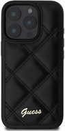 Guess PU Leather Quilted Back Cover für das iPhone 16 Pro Max Black - Handyhülle