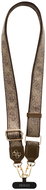 Guess Crossbody Popruh PU 4G Metal Logo Brown - Šňůrka na telefon