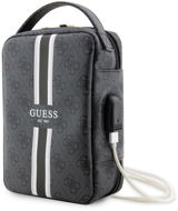 Guess PU 4G Printed Stripes Travel Universal Bag Black - Puzdro na mobil