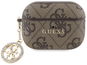 Guess 4G Script PC / PU Charm AirPods 2 tok - Brown - Fülhallgató tok