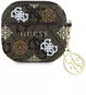 Guess PU 4G Peony Charm AirPods 4 tok - Brown - Fülhallgató tok