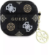 Guess PU 4G Peony Charm Case for AirPods 4 Black - Headphone Case