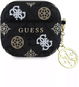 Guess PU 4G Peony Charm AirPods 4 tok - Black - Fülhallgató tok