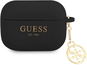 Guess 4G Charm AirPods 4 tok - szilikon, Black - Fülhallgató tok