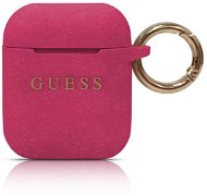 Guess Silicone Case for Airpods Fuchsia - Headphone Case
