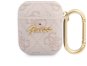 Guess 4G Script PC/PU Case for Apple Airpods 1/2, Pink - Headphone Case
