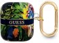Guess TPU Flower Print Case for Apple Airpods 1/2 Blue - Headphone Case