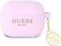 Guess 4G Charms Silicone Case for Apple Airpods 3 Purple - Headphone Case