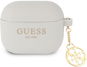 Guess 4G Charms Silikónové Puzdro na Apple Airpods 3 Grey - Puzdro na slúchadlá