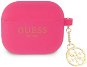 Guess 4G Charms Silicone Case for Apple Airpods 3 Fuchsia - Headphone Case