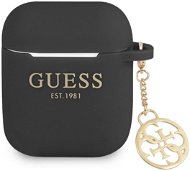 Guess 4G Charms Silicone Case for Apple Airpods 1/2 Black - Headphone Case