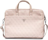 Guess 4G PU Triangle Logo Computer Bag 15/16" Pink - Laptop Case
