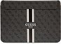 Guess PU 4G Printed Stripes Computer Sleeve 16" Black - Puzdro na notebook