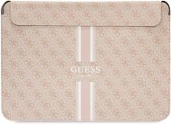 Laptop tok Guess PU 4G Printed Stripes Computer Sleeve 16" Pink - Pouzdro na notebook