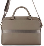 Guess PU Grained Triangle Logo Notebook Bag 15/16" Brown - Laptop Case