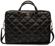 Guess PU Quilted 4G Metal Logo Notebook Tasche 15/16" Black - Laptop-Hülle
