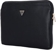 Guess PU Grained Triangle Logo Cover for Notebook 14" Black - Laptop Case