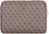Guess PU 4G Triangle Logo 14" Brown - Pouzdro na notebook