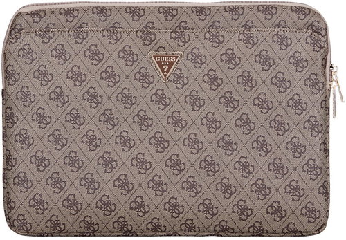 Guess PU 4G Triangle Logo 14" Brown - Laptop-Hülle - Hauptbild