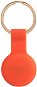 Guess Liquid Silicone Classic Logo AirTag Schlüsselanhänger Orange - AirTag Schlüsselanhänger
