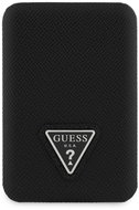 Guess PU Grained Triangle Logo MagSafe Powerbank 5000mAh Black - Power Bank