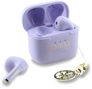 Guess Classic Logo Charm TWS Purple - Wireless Headphones