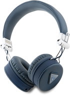 Guess PU Grained Triangle Logo ENC Blue - Wireless Headphones