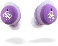 Guess 4G Logo Mini TWS Purple - Bezdrátová sluchátka