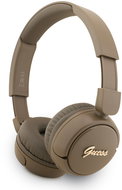 Guess Script Metal Logo Brown - Wireless Headphones