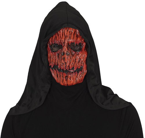 Horror mask with hood - Carnival Mask - Main image