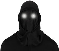 Black mask with LED light in the eyes - Carnival Mask