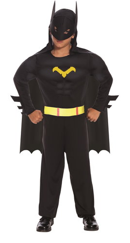 GUIRCA Children's costume Batboy Black hero Batman 7 - 9 years - Costume - Main image