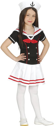 GUIRCA Sailor children's costume girls 5 - 6 years - Costume - Main image