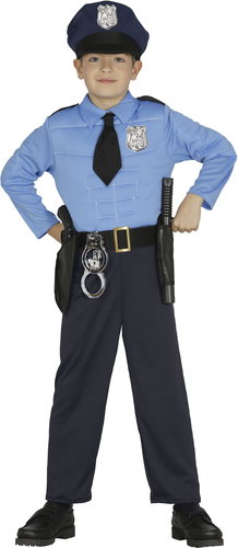 GUIRCA Children's police costume 5 - 6 years - Costume - Main image