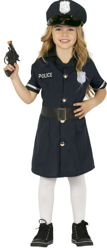 GUIRCA Policewoman girls costume 7 - 9 years - Costume - Main image